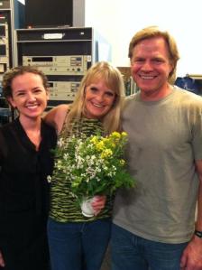 Justin and Kayla with Liz Laubach in the Studio